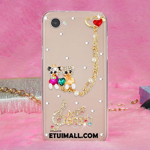 Etui Lg Q6 Gorąco Anti-fall Rhinestone Miękki Żywica Obudowa Tanie