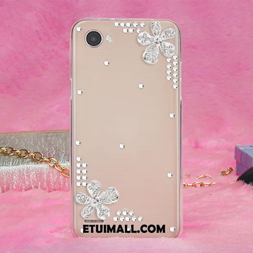 Etui Lg Q6 Gorąco Anti-fall Rhinestone Miękki Żywica Obudowa Tanie