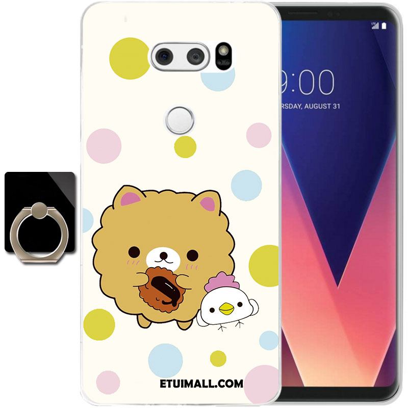 Etui Lg V30 Anti-fall Żółty Kreskówka Silikonowe Miękki Futerał Kup