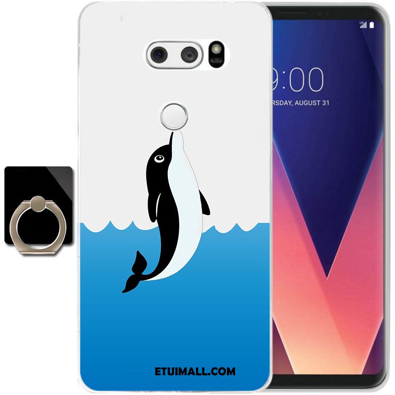 Etui Lg V30 Anti-fall Żółty Kreskówka Silikonowe Miękki Futerał Kup