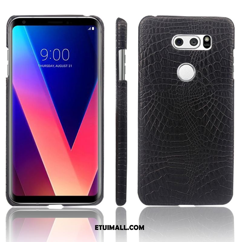 Etui Lg V30 Wzór Krokodyla Anti-fall Telefon Komórkowy Nowy Czerwony Pokrowce Tanie