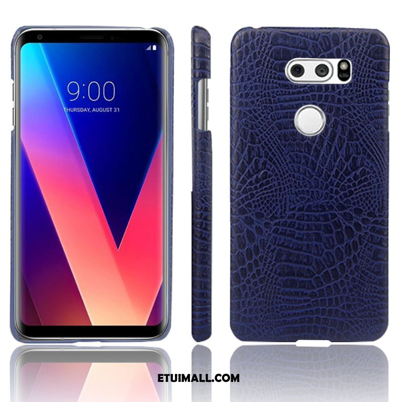 Etui Lg V30 Wzór Krokodyla Anti-fall Telefon Komórkowy Nowy Czerwony Pokrowce Tanie