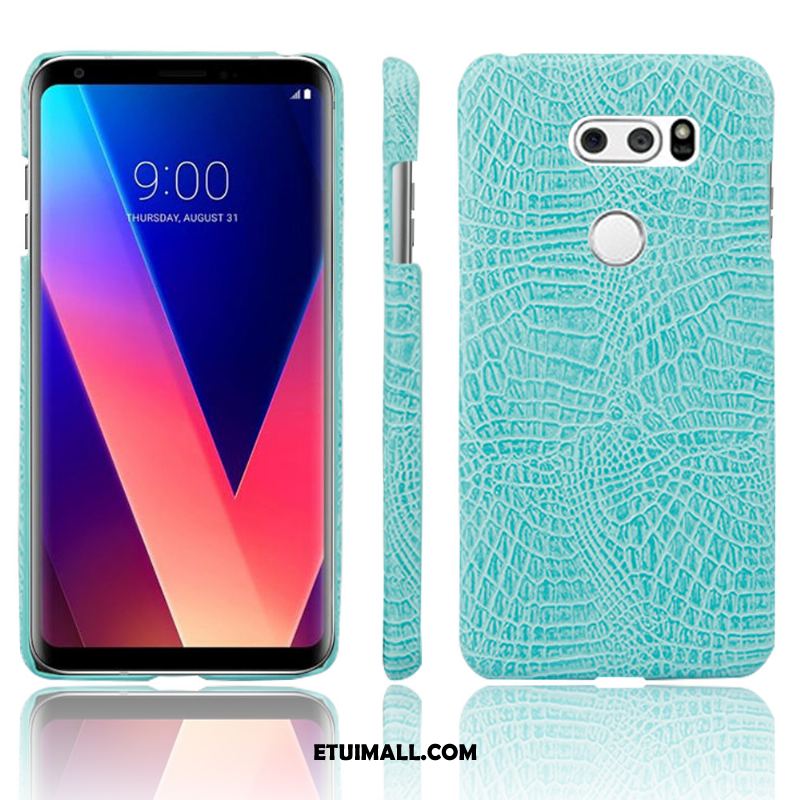 Etui Lg V30 Wzór Krokodyla Anti-fall Telefon Komórkowy Nowy Czerwony Pokrowce Tanie