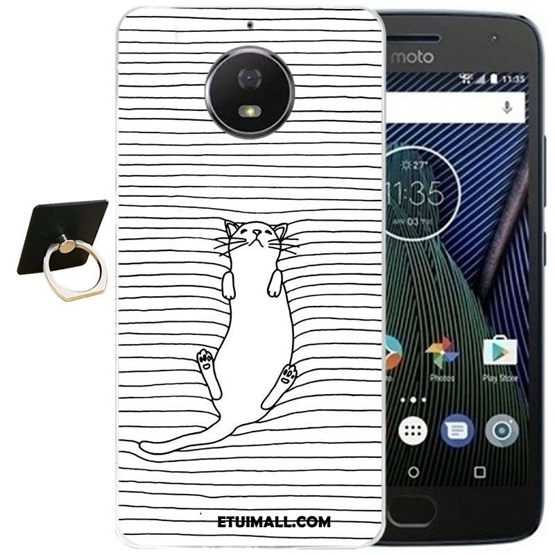 Etui Moto G5s Plus Niebieski Relief Ochraniacz Przezroczysty All Inclusive Futerał Tanie