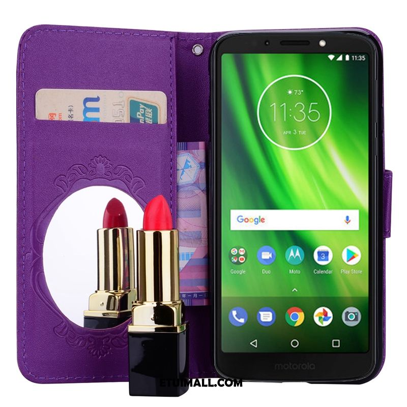 Etui Moto G6 All Inclusive Niebieski Skórzany Futerał Anti-fall Telefon Komórkowy Pokrowce Sklep