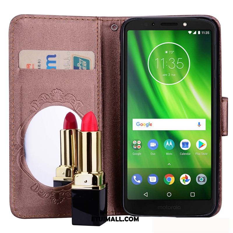 Etui Moto G6 All Inclusive Niebieski Skórzany Futerał Anti-fall Telefon Komórkowy Pokrowce Sklep