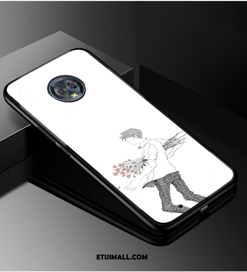 Etui Moto G6 Biały Vintage Zielony Miękki Szkło Obudowa Kup