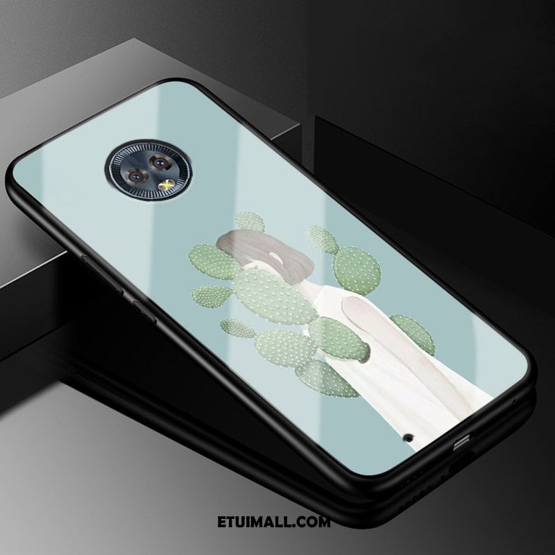 Etui Moto G6 Telefon Komórkowy Miękki Anti-fall Tendencja Zielony Futerał Sklep