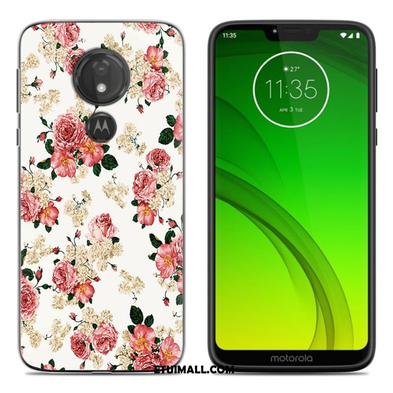 Etui Moto G7 Play Kolor Miękki Zielony Anti-fall Ochraniacz Pokrowce Kup