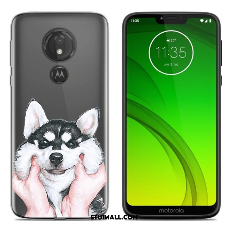 Etui Moto G7 Play Kolor Miękki Zielony Anti-fall Ochraniacz Pokrowce Kup