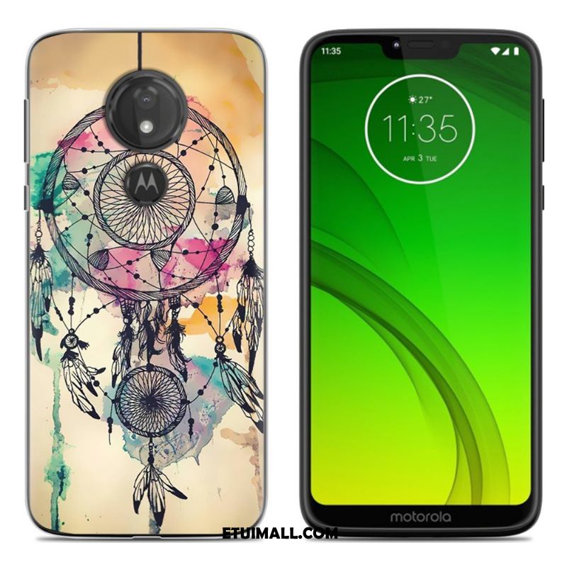 Etui Moto G7 Play Kolor Miękki Zielony Anti-fall Ochraniacz Pokrowce Kup