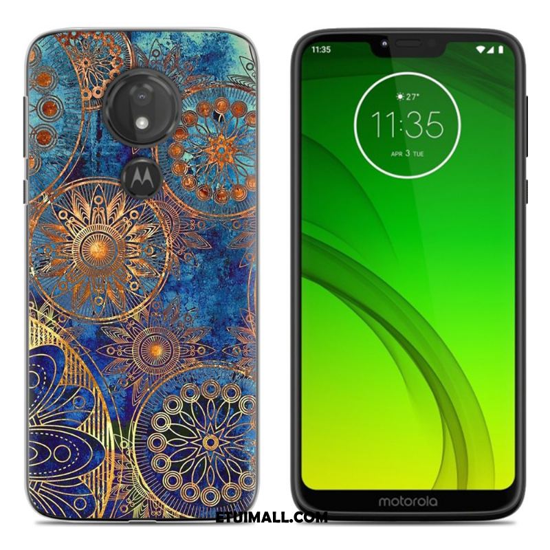 Etui Moto G7 Play Kolor Miękki Zielony Anti-fall Ochraniacz Pokrowce Kup