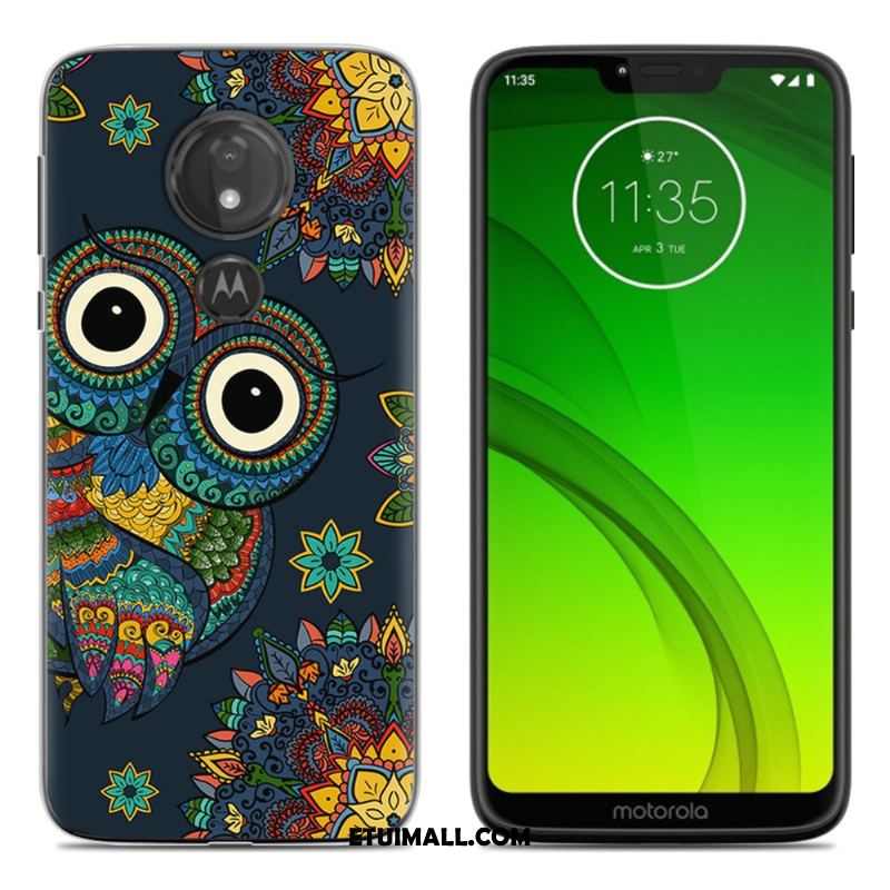 Etui Moto G7 Play Kolor Miękki Zielony Anti-fall Ochraniacz Pokrowce Kup