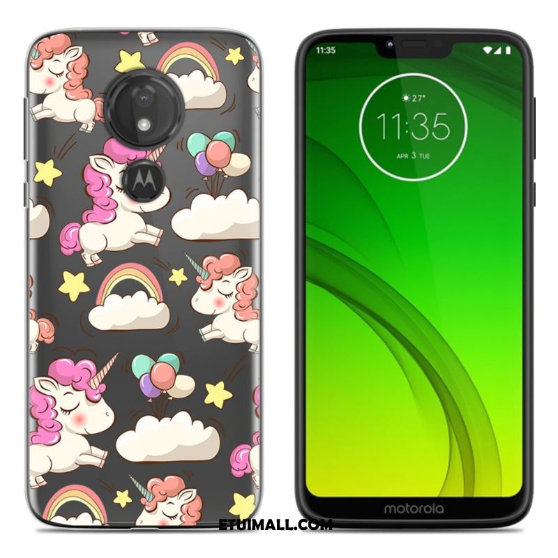 Etui Moto G7 Play Kolor Miękki Zielony Anti-fall Ochraniacz Pokrowce Kup