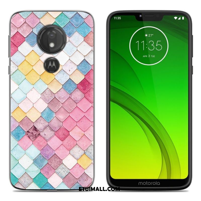 Etui Moto G7 Play Kolor Miękki Zielony Anti-fall Ochraniacz Pokrowce Kup