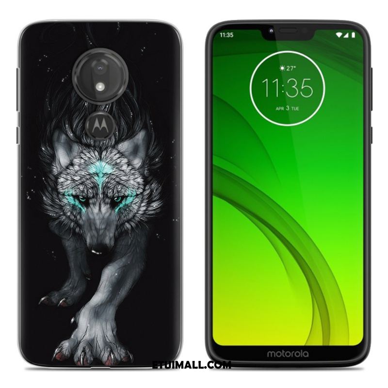 Etui Moto G7 Play Kolor Miękki Zielony Anti-fall Ochraniacz Pokrowce Kup