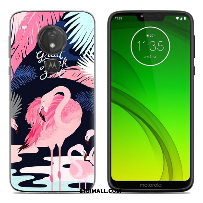 Etui Moto G7 Play Kolor Miękki Zielony Anti-fall Ochraniacz Pokrowce Kup