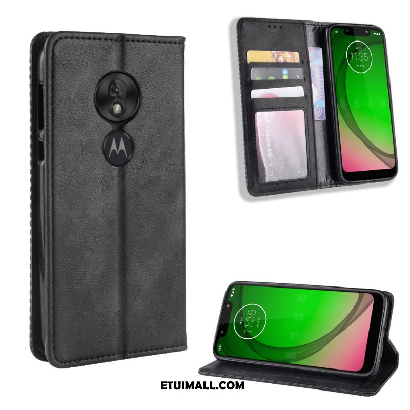 Etui Moto G7 Play Skórzany Futerał Telefon Komórkowy Anti-fall Karta Tendencja Pokrowce Tanie