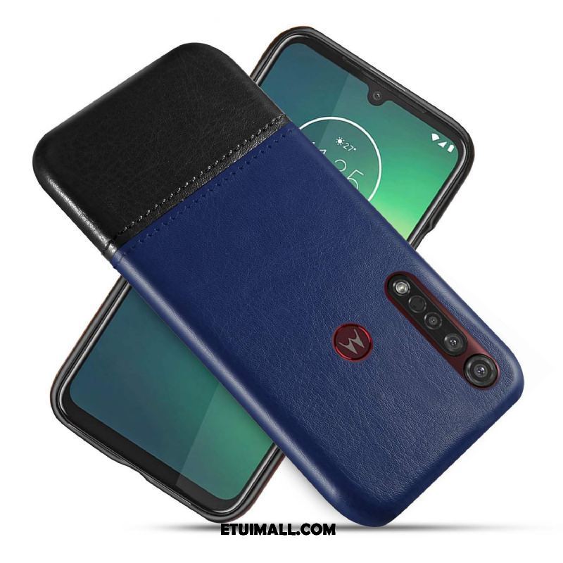 Etui Moto G8 Plus Kreatywne Czarny Telefon Komórkowy Biznes Bicolored Futerał Tanie