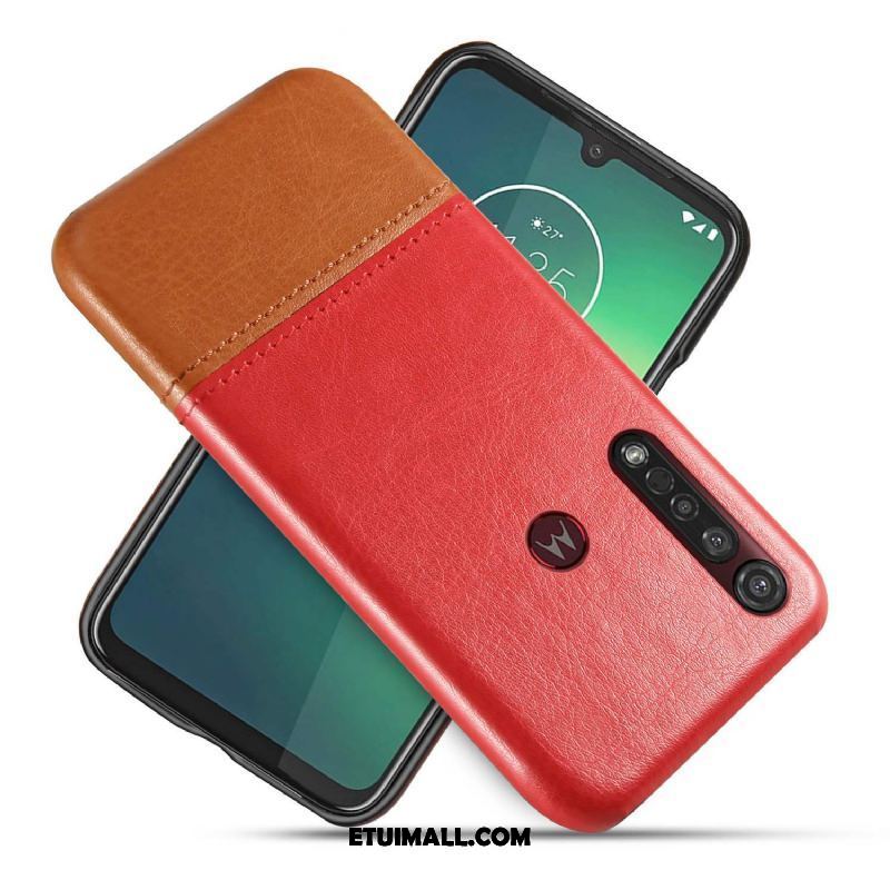 Etui Moto G8 Plus Kreatywne Czarny Telefon Komórkowy Biznes Bicolored Futerał Tanie