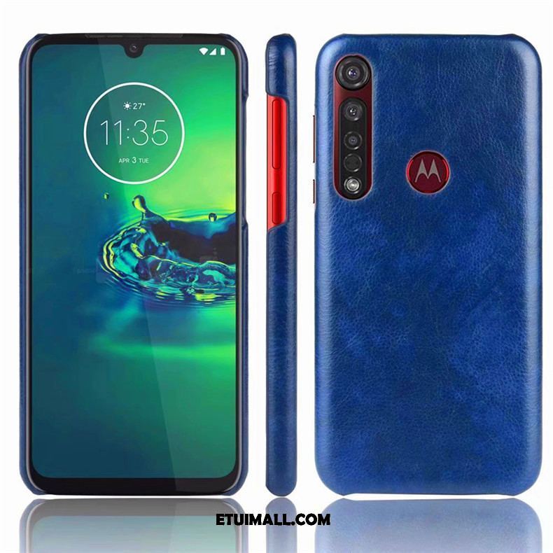 Etui Moto G8 Plus Ochraniacz Proste Anti-fall Telefon Komórkowy Niebieski Obudowa Tanie