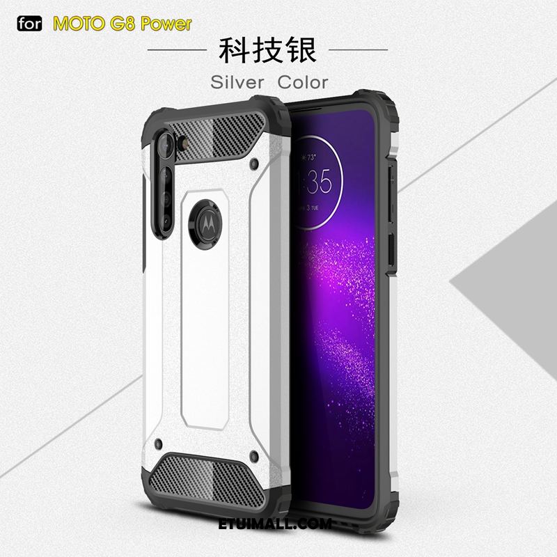 Etui Moto G8 Power Nowy All Inclusive Anti-fall Ochraniacz Niebieski Obudowa Sklep