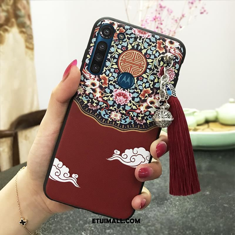 Etui Moto G8 Power Vintage Wiatr Ochraniacz Pałac Z Frędzlami Futerał Tanie