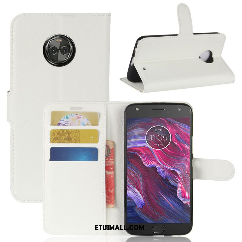 Etui Moto X4 Wspornik Portfel Skórzany Futerał Anti-fall Litchi Obudowa Dyskont