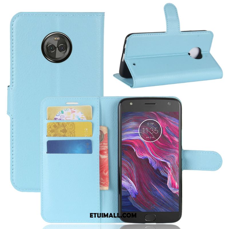 Etui Moto X4 Wspornik Portfel Skórzany Futerał Anti-fall Litchi Obudowa Dyskont