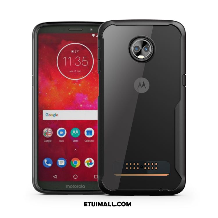 Etui Moto Z3 Play All Inclusive Anti-fall Czerwony Proste Ochraniacz Pokrowce Online