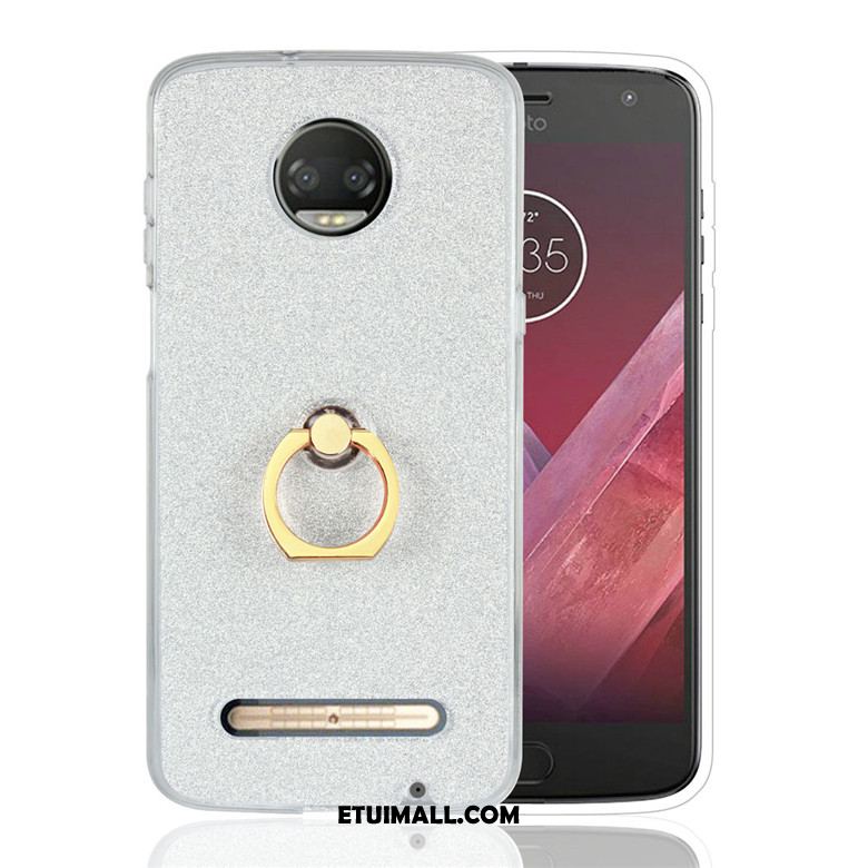 Etui Moto Z3 Play Czarny Telefon Komórkowy Anti-fall Silikonowe Ring Pokrowce Tanie