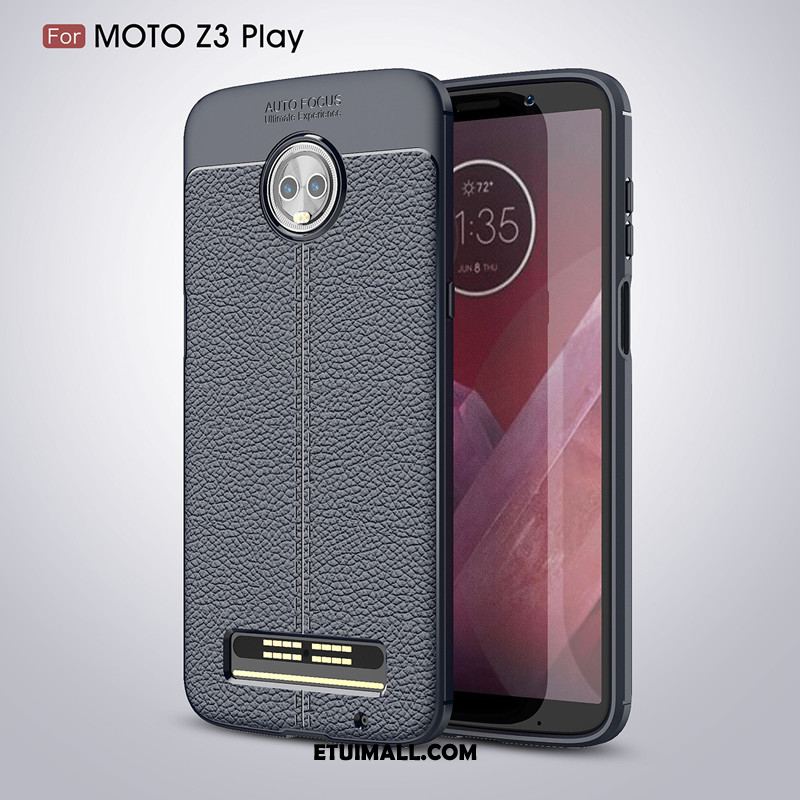 Etui Moto Z3 Play Silikonowe Miękki Proste Anti-fall All Inclusive Pokrowce Tanie