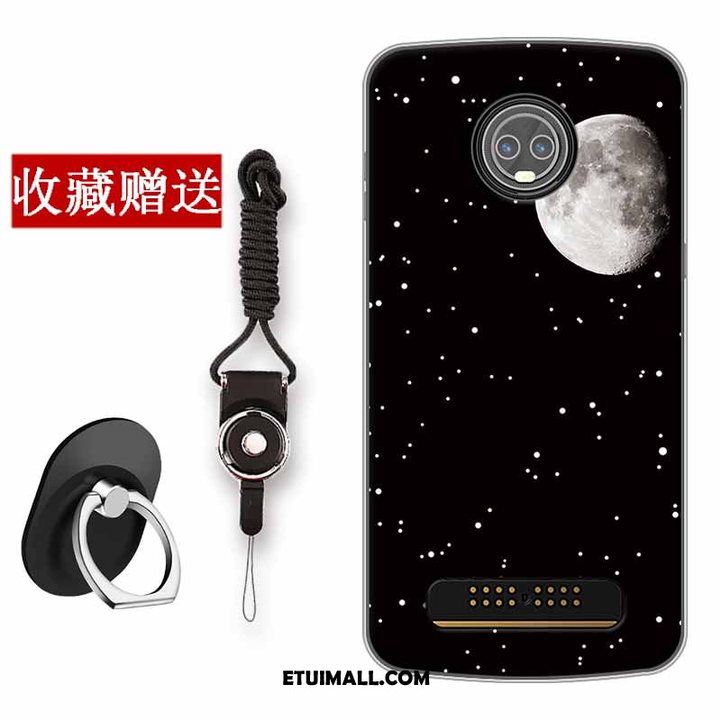Etui Moto Z3 Play Vintage Telefon Komórkowy Miękki All Inclusive Purpurowy Obudowa Kup