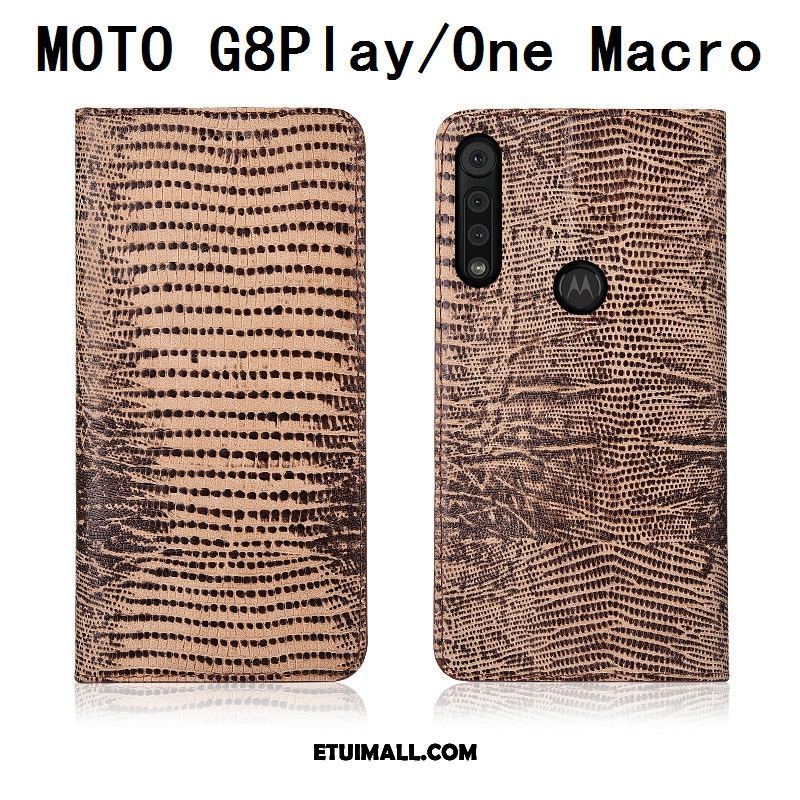 Etui Motorola One Macro All Inclusive Ochraniacz Anti-fall Skórzany Futerał Prawdziwa Skóra Pokrowce Sklep