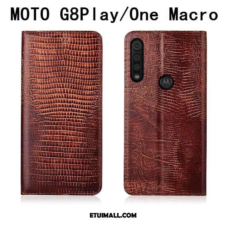 Etui Motorola One Macro All Inclusive Ochraniacz Anti-fall Skórzany Futerał Prawdziwa Skóra Pokrowce Sklep