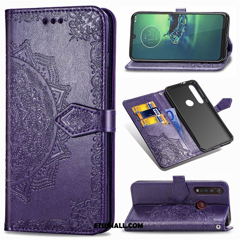 Etui Motorola One Macro Telefon Komórkowy Relief Czyste Czarny Ochraniacz Pokrowce Dyskont