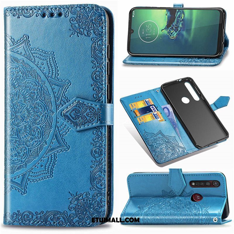 Etui Motorola One Macro Telefon Komórkowy Relief Czyste Czarny Ochraniacz Pokrowce Dyskont