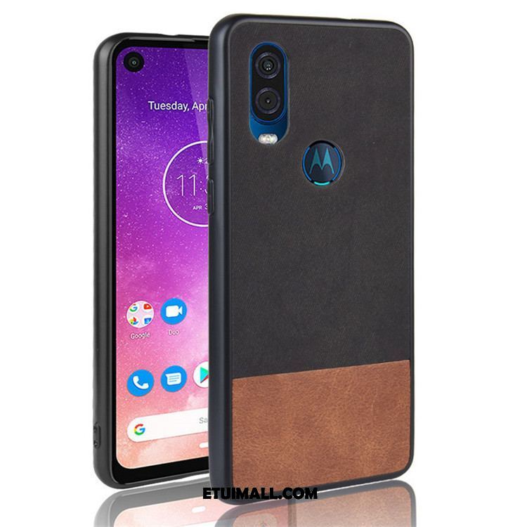 Etui Motorola One Vision Mieszane Kolory Anti-fall Telefon Komórkowy Czarny All Inclusive Futerał Kup