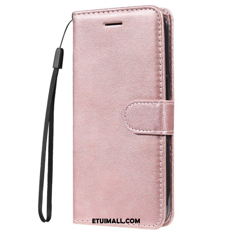 Etui Na Telefon Pokrowce do Samsung Galaxy M32 z Łańcuch Solid Color Series Strappy