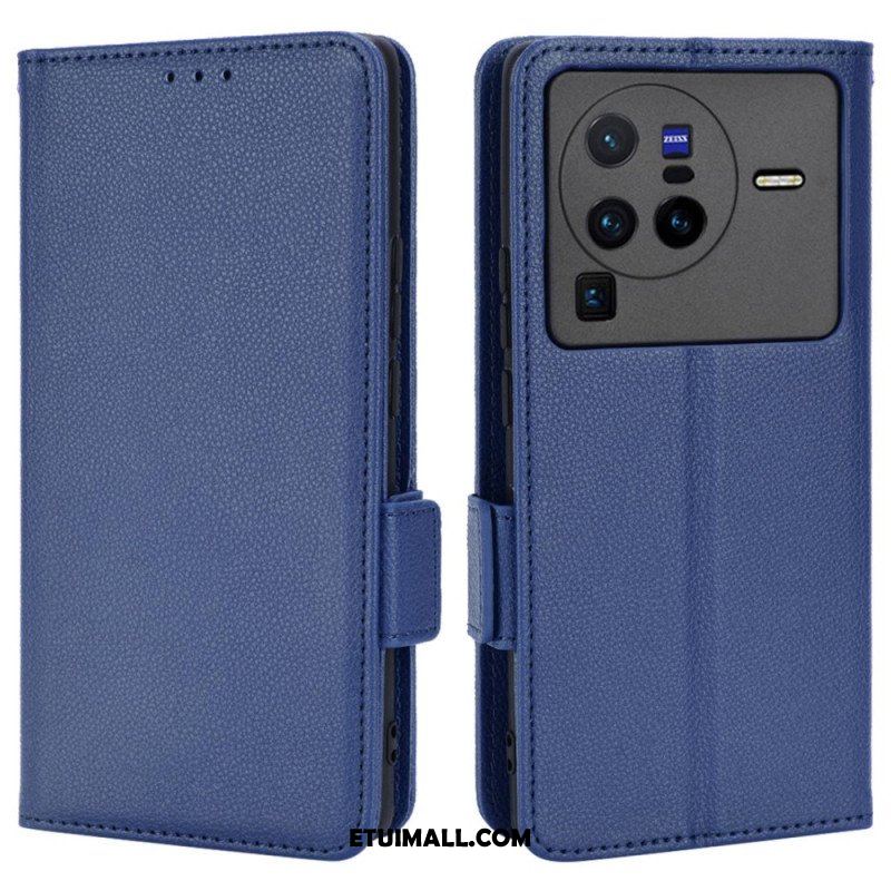 Etui Na Telefon Pokrowce do Vivo X80 Pro Etui Folio Flap Double Nowe Kolory