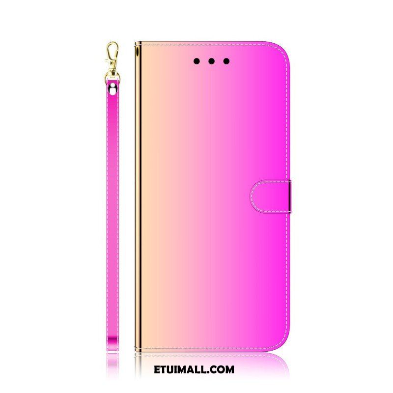 Etui Na Telefon Pokrowce do Xiaomi Redmi Note 11 / 11S Osłona Lusterka Ze Sztucznej Skóry