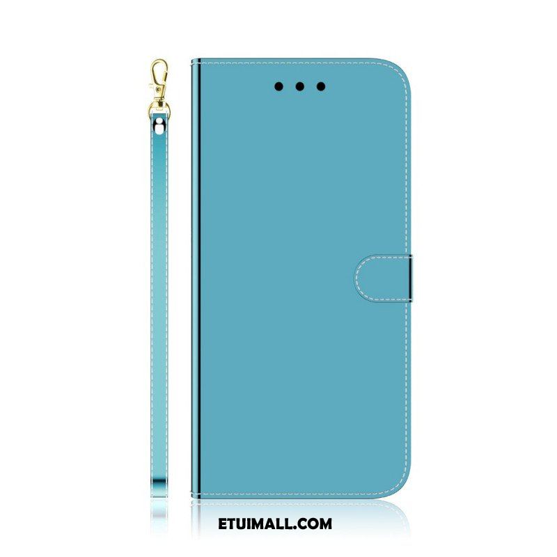 Etui Na Telefon Pokrowce do Xiaomi Redmi Note 11 / 11S Osłona Lusterka Ze Sztucznej Skóry