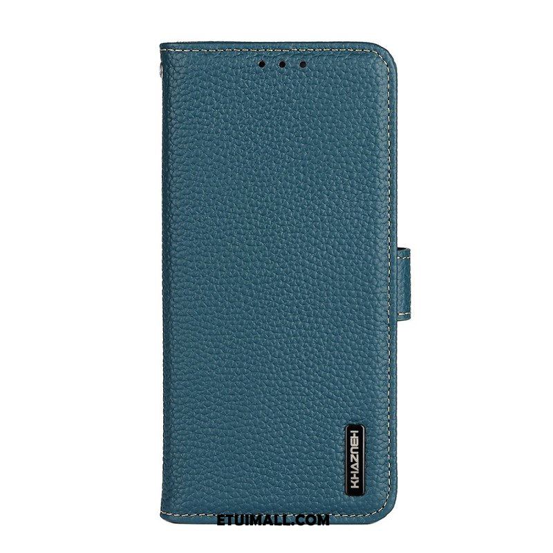 Etui Na Telefon Pokrowce do Xiaomi Redmi Note 11 Pro / 11 Pro 5G Oryginalna Skóra Khazneh Litchi