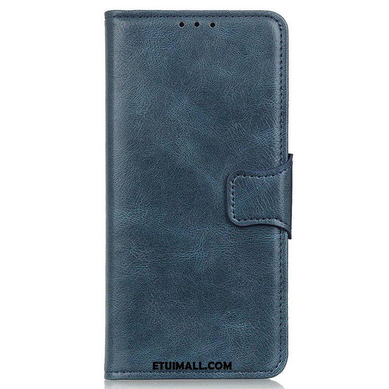 Etui Na Telefon Pokrowce do Xiaomi Redmi Note 12 Pro Stylowe Skórzane Zapięcie Dwustronne