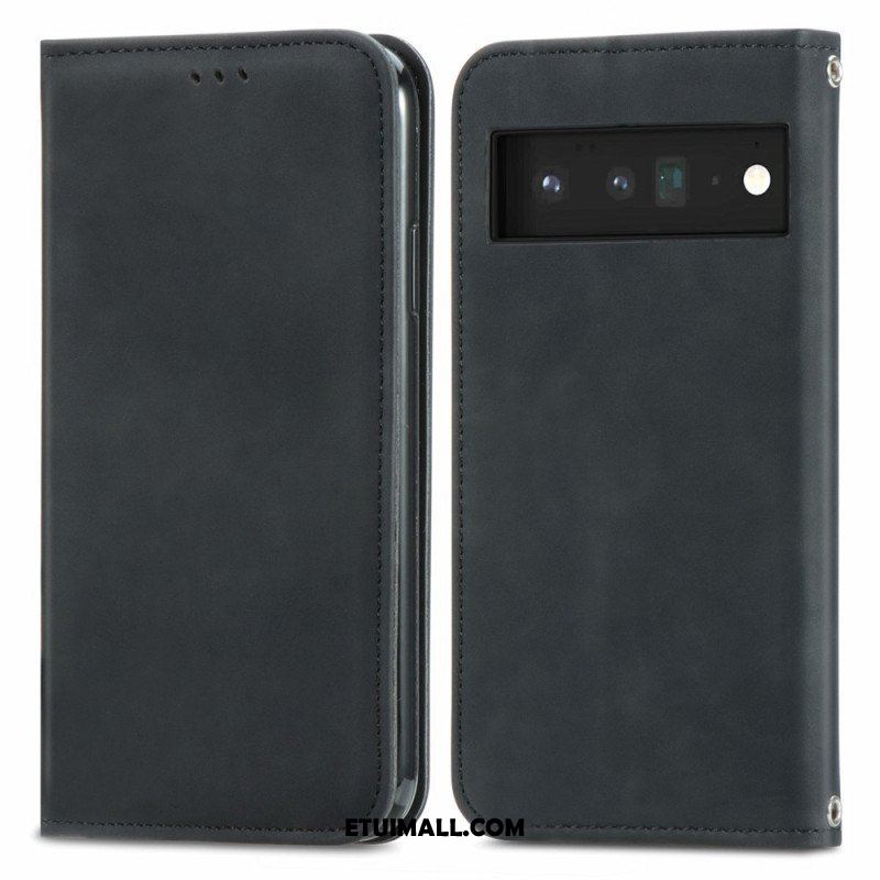 Etui Na Telefon do Google Pixel 6 Etui Folio Dotykowy Design W Stylu Vintage