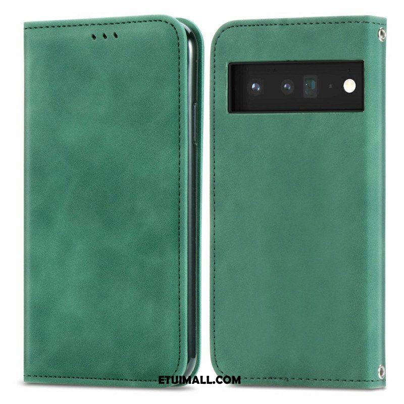 Etui Na Telefon do Google Pixel 6 Etui Folio Dotykowy Design W Stylu Vintage