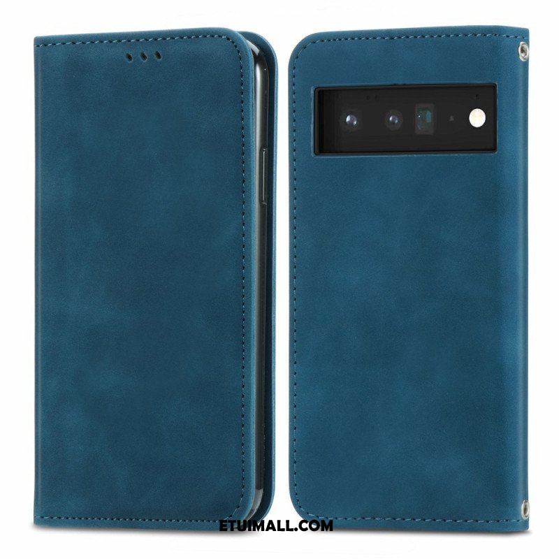 Etui Na Telefon do Google Pixel 6 Etui Folio Dotykowy Design W Stylu Vintage