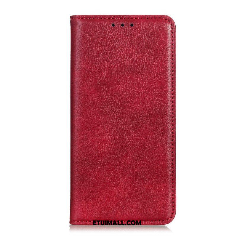 Etui Na Telefon do Google Pixel 6A Etui Folio Matowa Skóra Dwoinowa