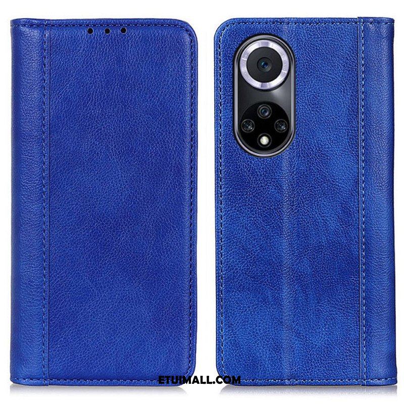 Etui Na Telefon do Honor 50 Etui Folio Elegancka Dwoina Skóry Liczi