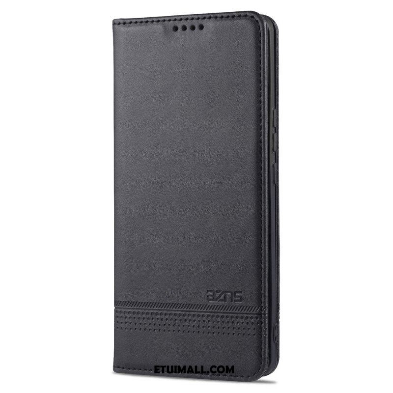 Etui Na Telefon do Honor 50 Etui Folio Stylizacja Skóry Azns